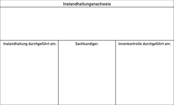 Moedel Instandhaltungsnachweis mit Ihrem Firmeneindruck, Folie, 100x60 mm, VE: 100 Stück/Rolle, 55651