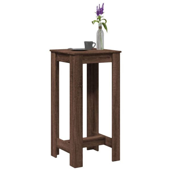 vidaXL Bartisch Braun Eichen-Optik 51x50x103,5 cm Holzwerkstoff, 854406