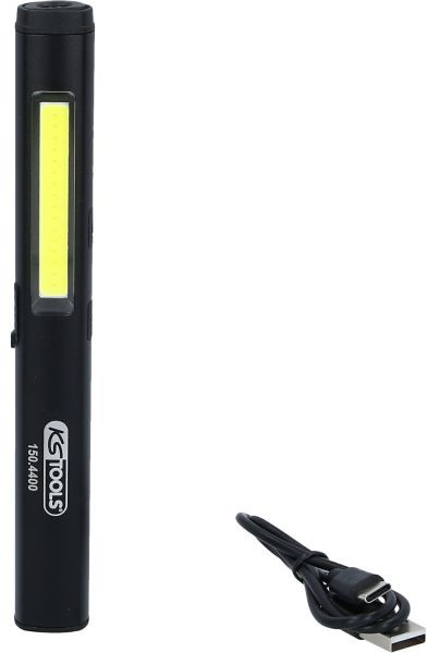 KS Tools Aluminium-Stiftleuchte mit Laserpointer und UV Licht, 150.4400