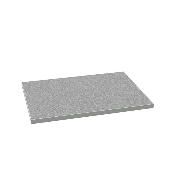 bott cubio Schrankauflage direktbeschichtet, umlaufend 2mm ABS-Kante, BxTxH: 1050x750x20mm, RAL 7035, Lichtgrau, 41201017.16M