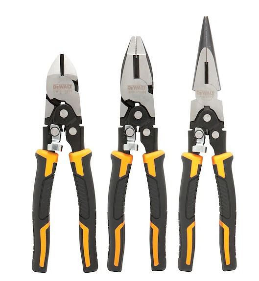 DeWalt Duo-Kraftzangen Set 3-teilig Doppelgelenk Design, DWHT0-70485