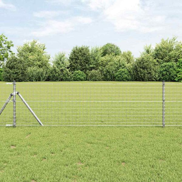 vidaXL Eurozaun 0,8 x 10 m PVC-beschichtetes Eisen, 42004620