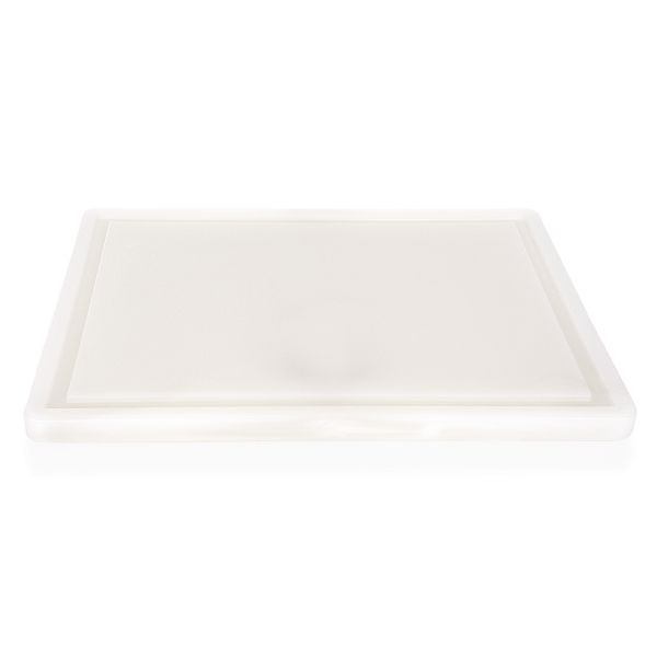 WAS Schneidbrett mit Saftrille, 40 x 25 x 2 cm, Polyethylen, 1831400