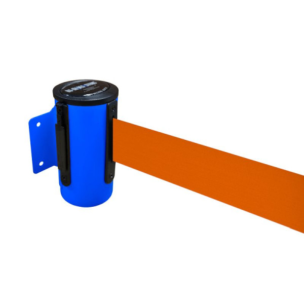 Stein HGS Wandgurtkassette -P-Line Future-, blau, orange, mit magnetischem Gurtendstück, 12850b-2204