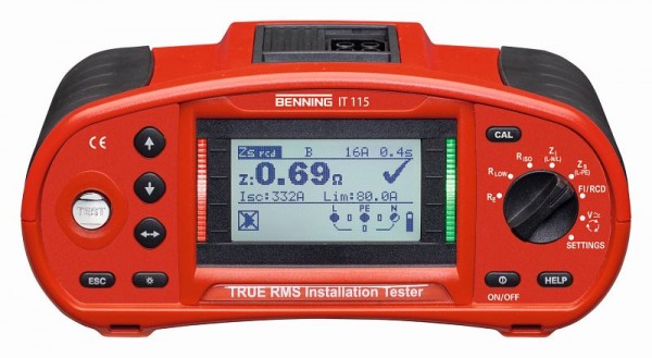 Benning IT 115, TRUE RMS-Installationsprüfgerät VDE0100, 044104