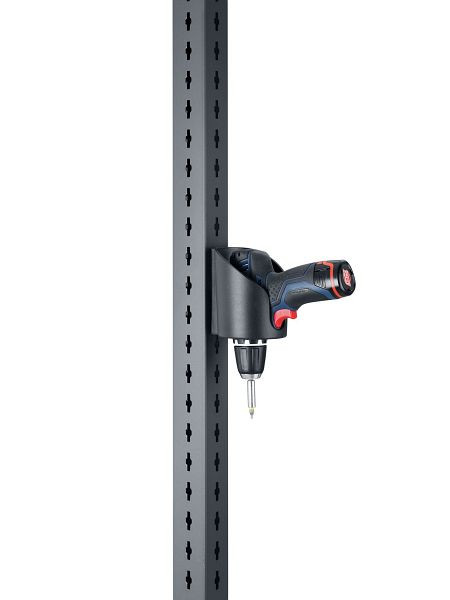 bott Becherhalter offen mit Adapter für perfo und avero Lochung, BxTxH: 100x106x118mm, Kunststoff schwarz, 14011031