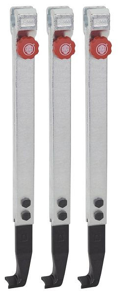 KUKKO 3 schmale, schnellverstellbare Abzughaken (Satz), Hakenlänge: 500 mm, 3-503-S