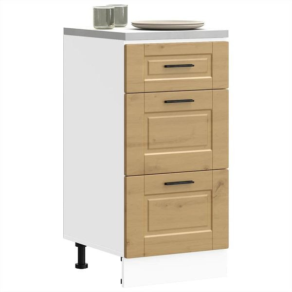vidaXL Küchenunterschrank Porto Artisan-Eiche Holzwerkstoff, 854229