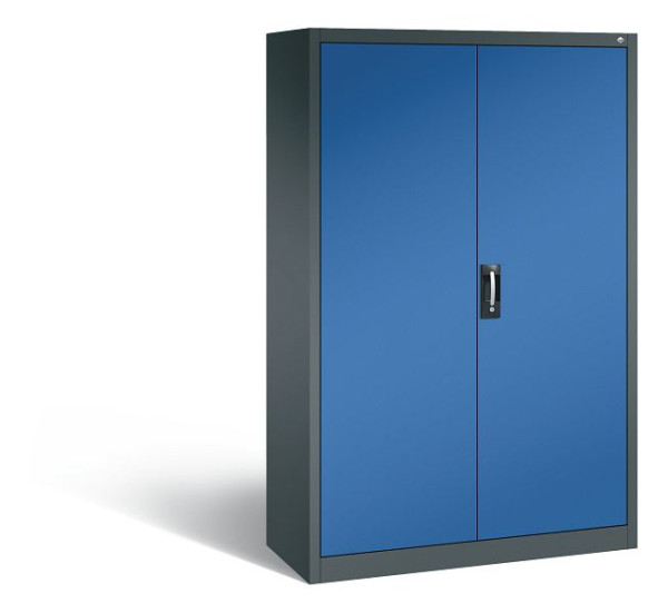 C+P Werkzeugschrank Acurado, H1950xB1200xT500mm, Farbe: Anthrazitgrau / Enzianblau, Muldengriff, 8931-3042 S10272