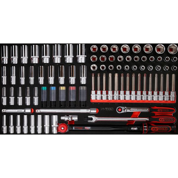 KS Tools PERFORMANCEplus Werkzeugsatz 86-teilig 1/2' Steckschlüssel, 813.0086