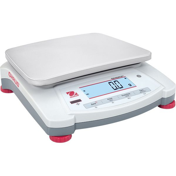 OHAUS Portable Mehrzweckwaage Navigator, 240x250x74 mm (BxTxH), Wägebereich bis 16 kg, Teilung 5 g, KK2208160