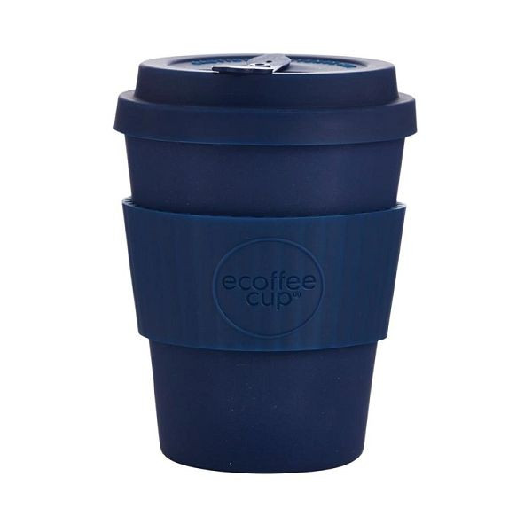 Ecoffee Cup Bamboo Wiederverwendbare Kaffeetasse Dark Energy Navy 12oz, DY491
