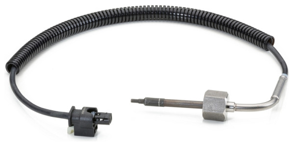 HELLA Sensor, Abgastemperatur, 2-polig, geschraubt, Kabel: 410mm, 6PT 014 494-131