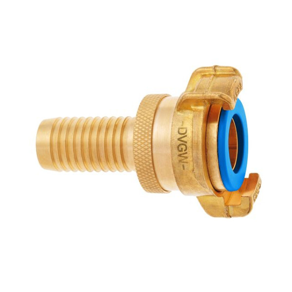 GEKA plus Schlauchstück SHK 1" - 25mm MS DVGW BF, VE: 5 Stück, 02.4204