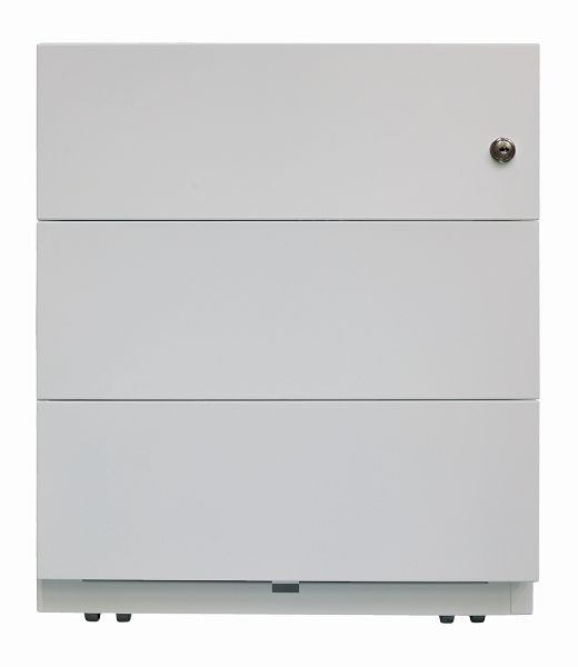 Bisley Rollcontainer Note, 3 Universalschubladen, lichtgrau, NWA59M7SSS645