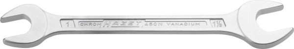 Hazet Doppel-Maulschlüssel, Außen-Sechskant Profil, 1 x 1.1/8 ", 450NA-1X1.1/8VKH