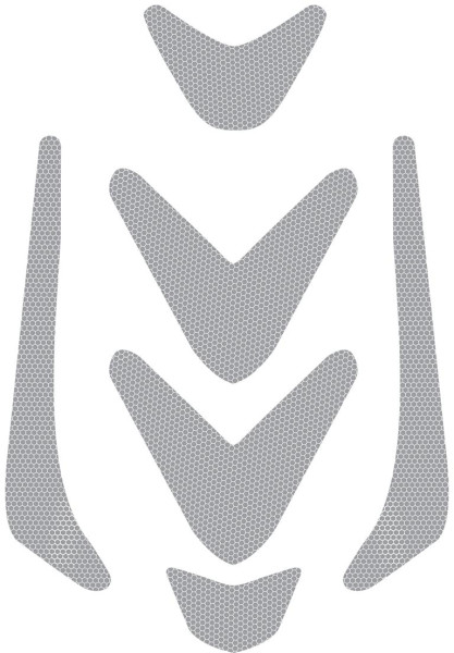 Kratos Set mit reflektierenden Aufklebern für die Helme FOX und WOLF, HP1090010