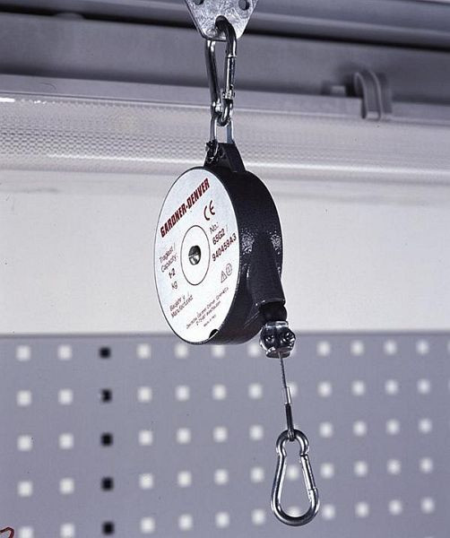 KLW Balancer-Federzug, Traglast: 1,0 - 2,0 kg, Seilauszug: 1.600 mm, mit Edelstahldrahtseil, Tragbereich einstellbar, AB-BAL-010-020F