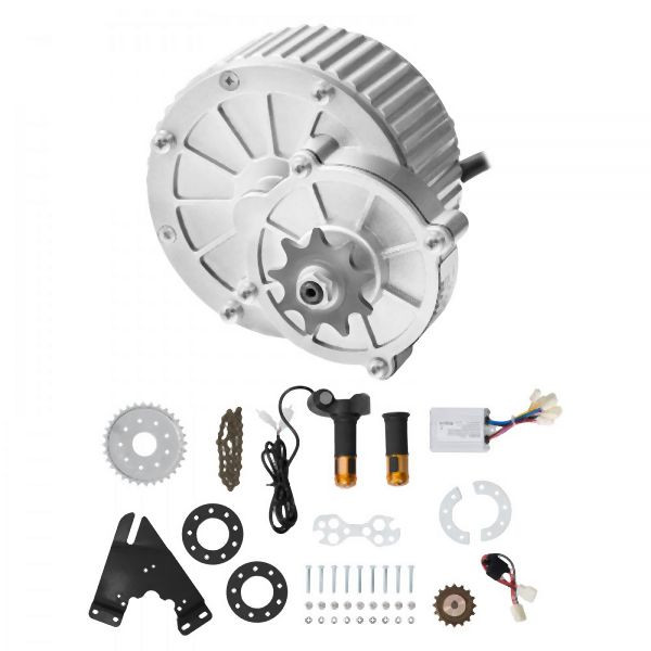 VEVOR 450W Elektrischer Gleichstrommotor Elektromotor 3000U/min Drehzahlregler, ZLYSDJTJ450WPSXIWV9