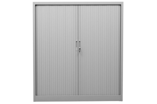 Gürkan Rollladenschrank, 46 x 120 x 135 cm, Lichtgrau, Grau, Fachboden Stück 2, SDC.1312, 100227