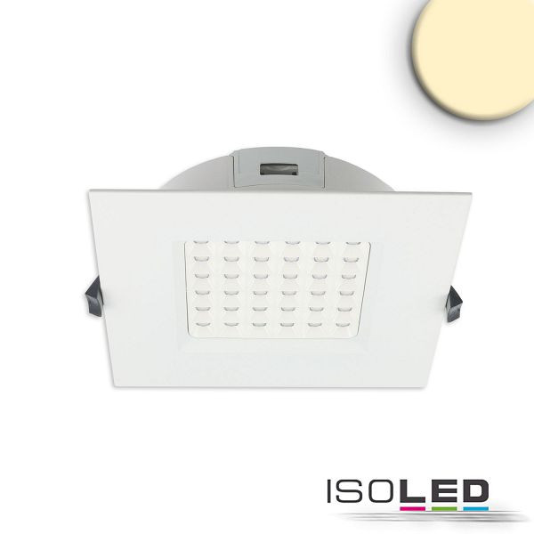 ISOLED LED Downlight Prism blendungsreduziert 18W, IP54, warmweiß, dimmbar, 113780