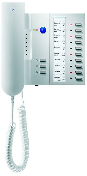 TCS Audio Türtelefon Serie IMM 4 + 10 Tasten, Aufputzmontage weiß, IMM1100-0140