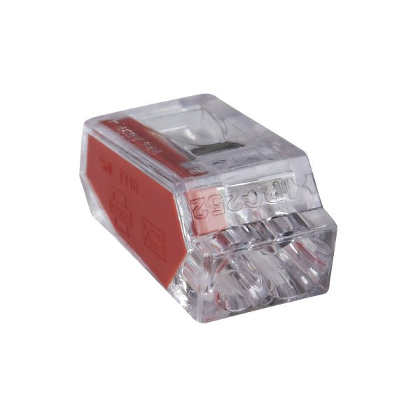 Haupa Verbindungsklemmen transparent, 2-polig, VE: 100 Stück, 265013