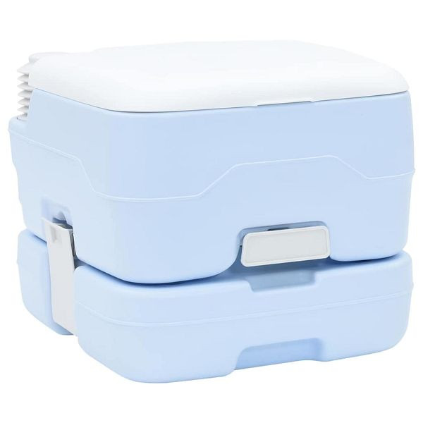 vidaXL Portables Campingklo Hellblau 41,5 x 36,5 x 30 cm, 42001426