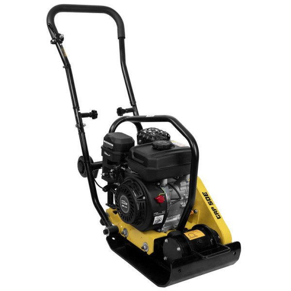 Güde Rüttelplatte GRP 50E, Inkl. Fahrwerk und Zündkerzenstecker, 8,5 kN, 55576