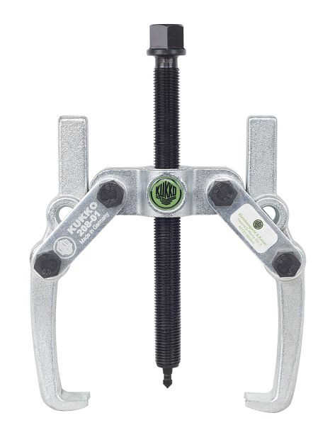 KUKKO 2-armiger Abzieher mit schwenkbaren Abzughaken, Spannweite außen: 230 mm, 208-02