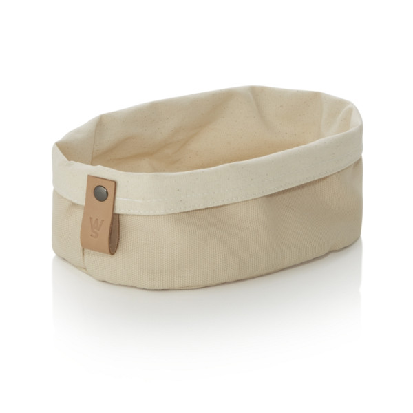 WAS Brottasche FLIP COTTON, 19 x 15 x 10 cm, cream, Canvas, 9392019