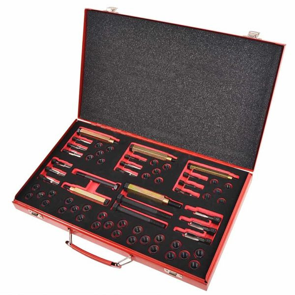 vidaXL Glühkerzengewinde-Reparaturset 63-teilig M8 M9 M10 M12, 210393
