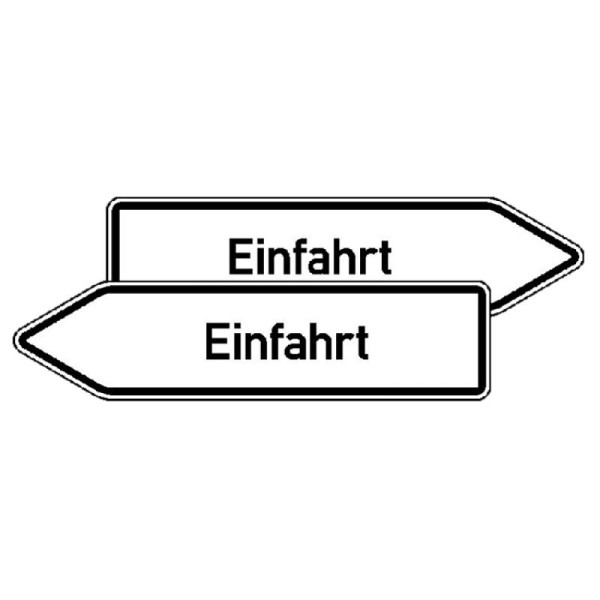 Stein HGS Innerbetrieblicher Wegweiser rechts / links, Einfahrt, rechtsweisend, 53.5660