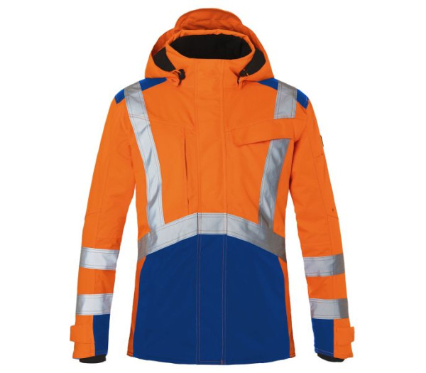 Kübler REFLECTIQ Hardshelljacke PSA 2, Farbe: warnorange/kornblau, Größe: XS, 1327 8231-3746-XS