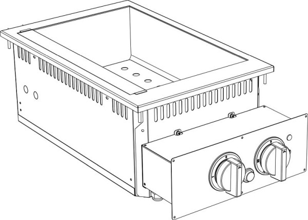 KBS Elektro Bain Marie GN 1/1 Drop In 700 Breite 400mm, 10415406