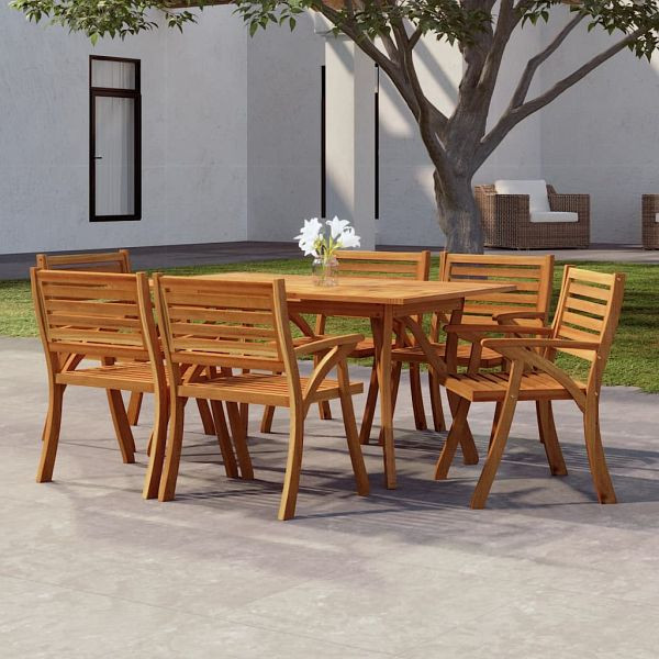 vidaXL Gartentisch 150x90x75 cm Massivholz Akazie, 363308