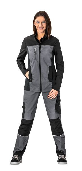 Planam Norit Damen Hybridjacke, schiefer/schwarz, Größe 54, 6511054