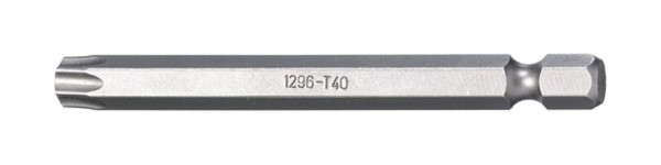 STAHLWILLE Bit-Schraubendrehereinsatz Nr.1290-1296 Größe T 10 Außen-6kant E 6,3 Länge 70 mm, 08340010