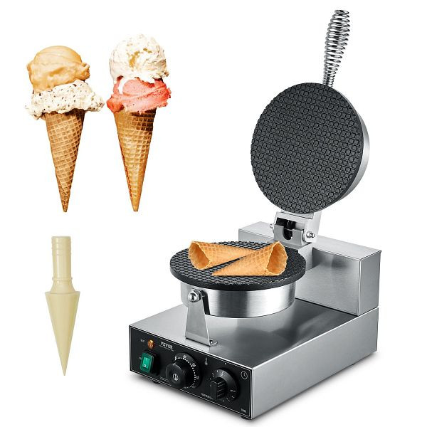 VEVOR Elektrische Eistüte Maschine, für Kommerzielle Waffeltüte / Frühlingsrolle, SYBJLTTHFBJDEUE83V2