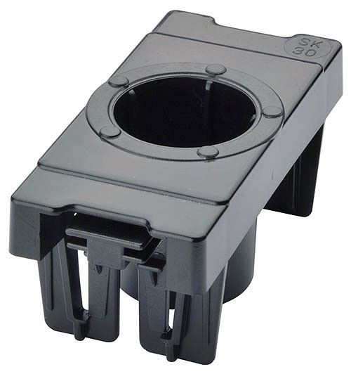 Bedrunka+Hirth CNC-Träger, für RotaRex bestückt, mit 80 x SK30 / ISO Kunststoffeinsätzen, Werkzeugeinsatz, 49 x 103 x 17 mm, 02.R560130