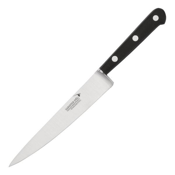 Deglon Sabatier Filiermesser 15 cm, flexibel, schwarzer Theromplast-Griff, C010