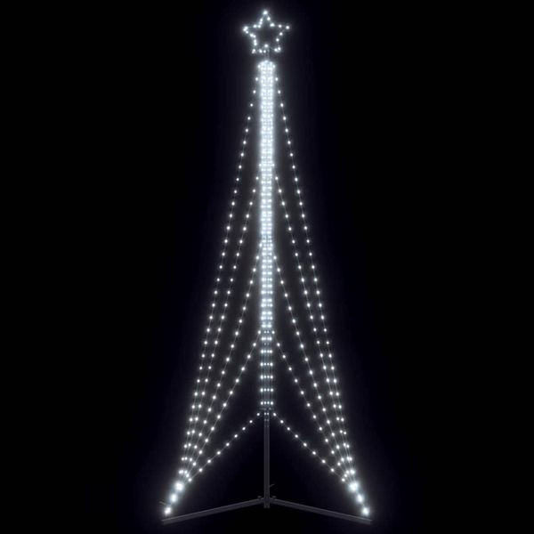 vidaXL LED Weihnachtsbaum 525 LEDs Kaltweiß 302 cm, 4016417