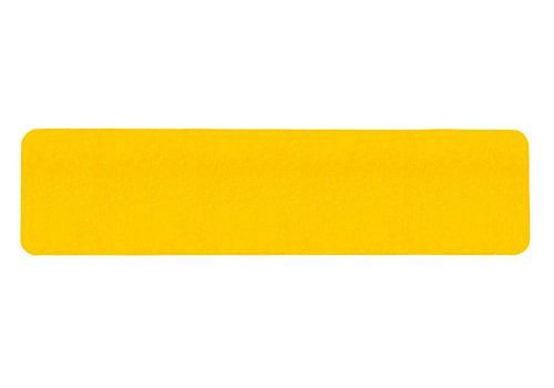 DENIOS m2-Antirutschbelag, Universal, gelb, 150 x 610 mm, VE: 10 Stück, 263-681