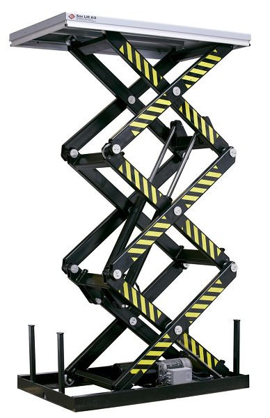 Sax Lift Vertikal Dreifach-Scherenhubtisch für max. 1000 kg, ILD1000-3, Max. Höhe: 3000 mm, Länge: 1700 mm, Breite: 1000 mm, 10036