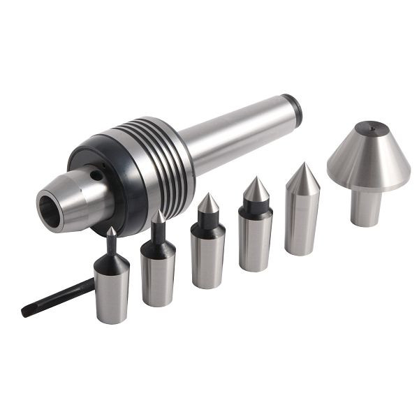 Optimum Mitlaufende Zentrierspitze, Zentrierspitzenset MK4 in ALU Box, 3440734