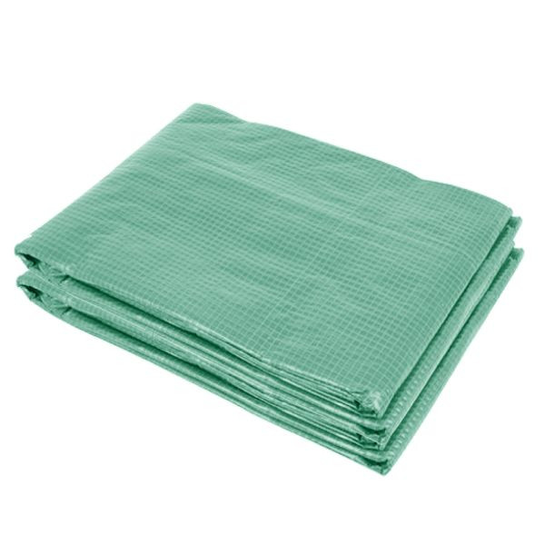 Outsunny Polyethylenfolie 6x3x2m Ersatzfolie mit 12 Fenster für Folientunnel, 845-382GN