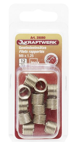 Kraftwerk Gewindeeinsätze M14x1.25 mm (6 Stück), 28140, 7612206093392