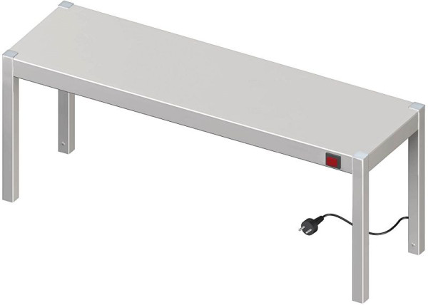 Stalgast Wärmebrücke 1-etagig 1700x300x400 mm mit Keramik-Infrarot-Strahlern, VWE17300