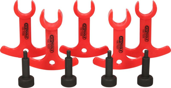 KS Tools Nockenwellen Montage und Demotage-Satz für VAG, 9-teilig, 150.7005