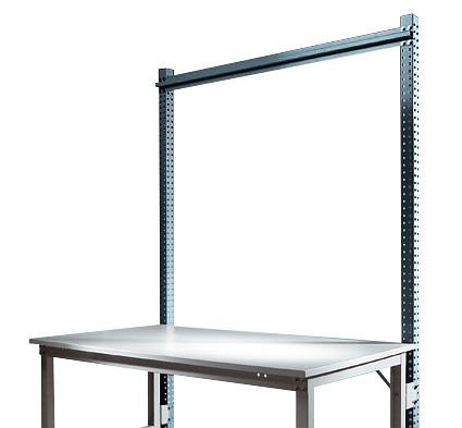 Manuflex Aufbauportal ohne Ausleger für UNIVERSAL + PROFI Standard Grundtische, Nutzhöhe 1500 mm, Anthrazit, ZB3791.7016